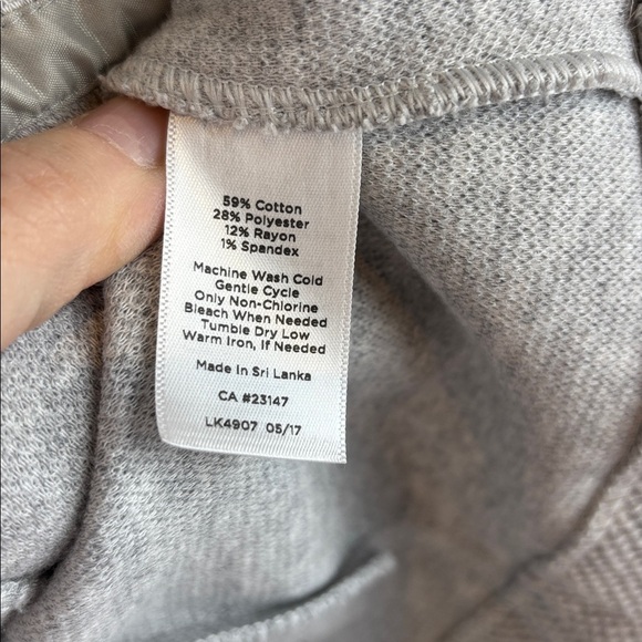 Talbots Heather Gray Knit Blazer Size 12 Soft Stretch Workwear Jacket - Picture 3 of 7